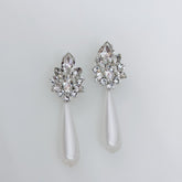 Orecchini in perla e crystal
