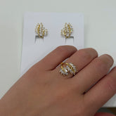 Set anello orecchini