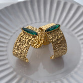 Bracciali con goccia verde