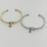 Bracciale nodo con lettera