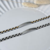 Bracciale slim maglia orologio