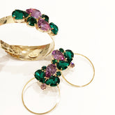 Completo verde e viola - Indaco Shop