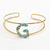 Bracciale lettera Swarovski - Indaco Shop