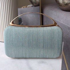 Clutch verde acqua