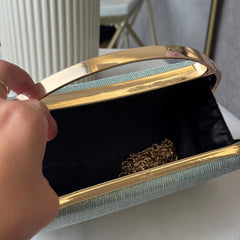 Clutch verde acqua