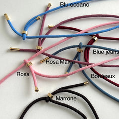 Collana cordino regolabile