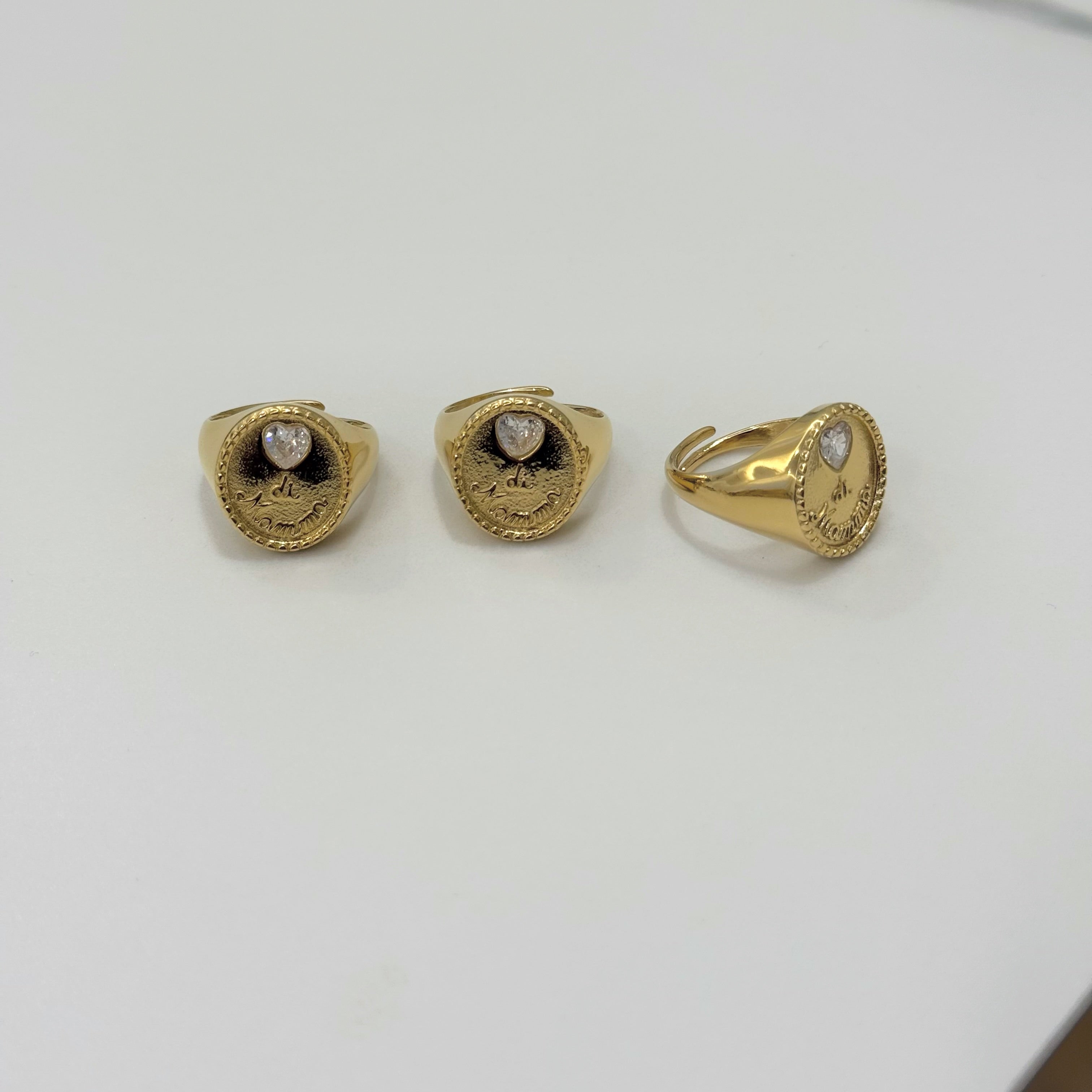 Anello cuore di mamma