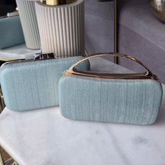 Clutch verde acqua