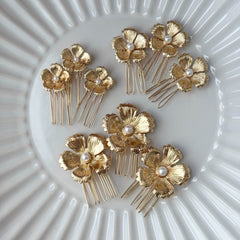 Pettinini capelli fiore