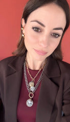 Collana due medaglie