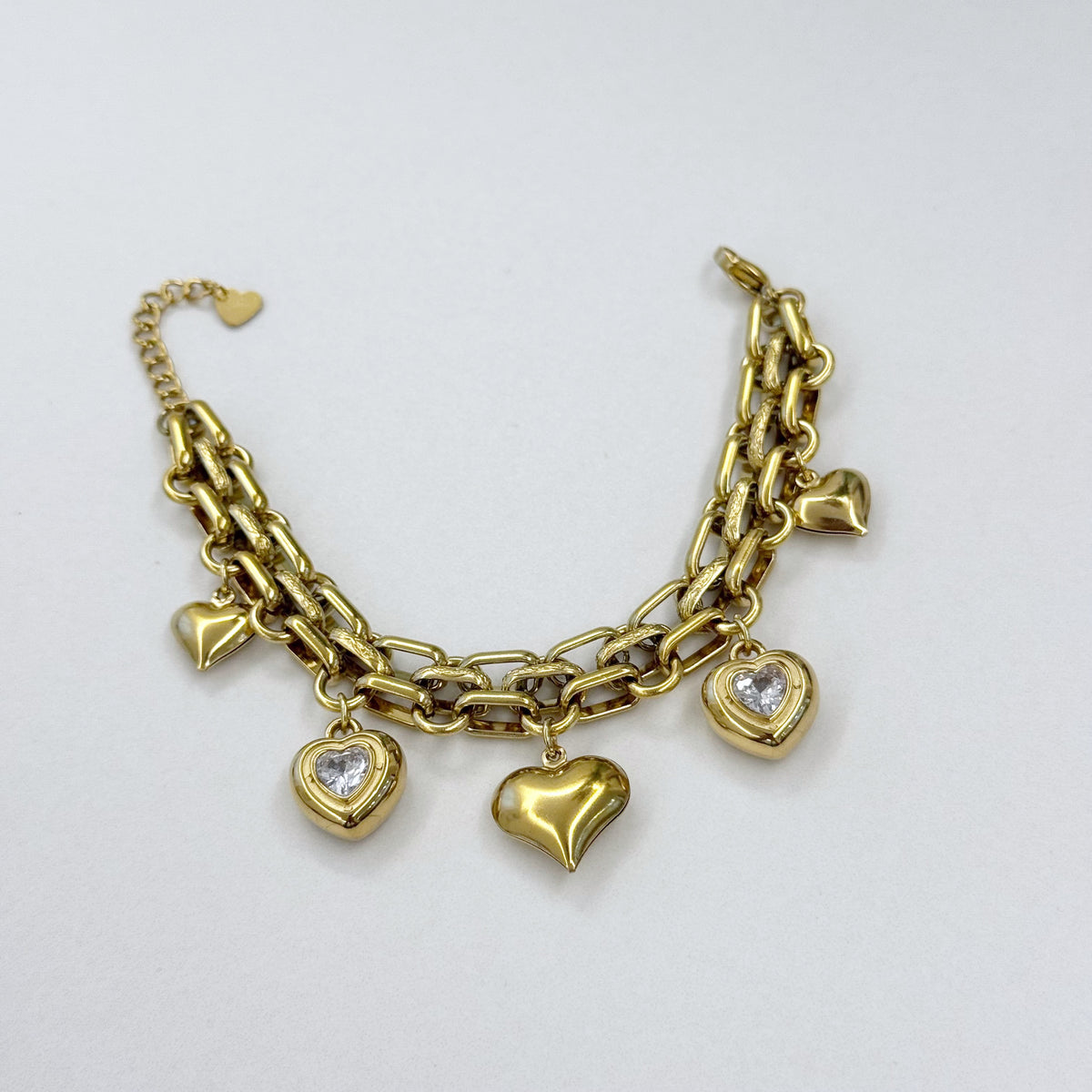 Bracciale cuori sonagli