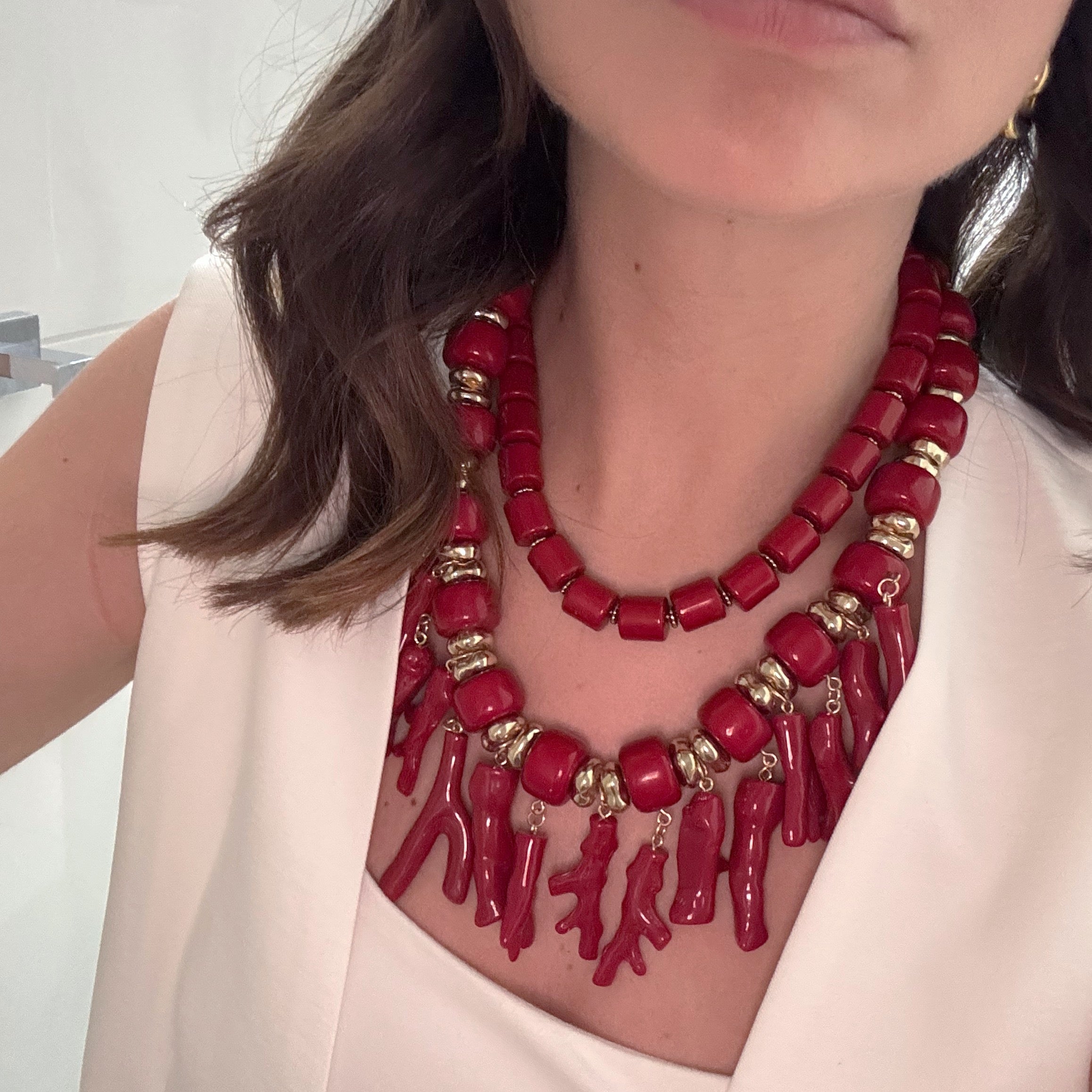 Collana corallo