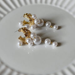 Cerchi perle pendenti