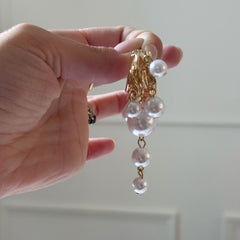 Cerchi perle pendenti