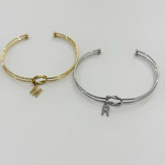 Bracciale nodo con lettera
