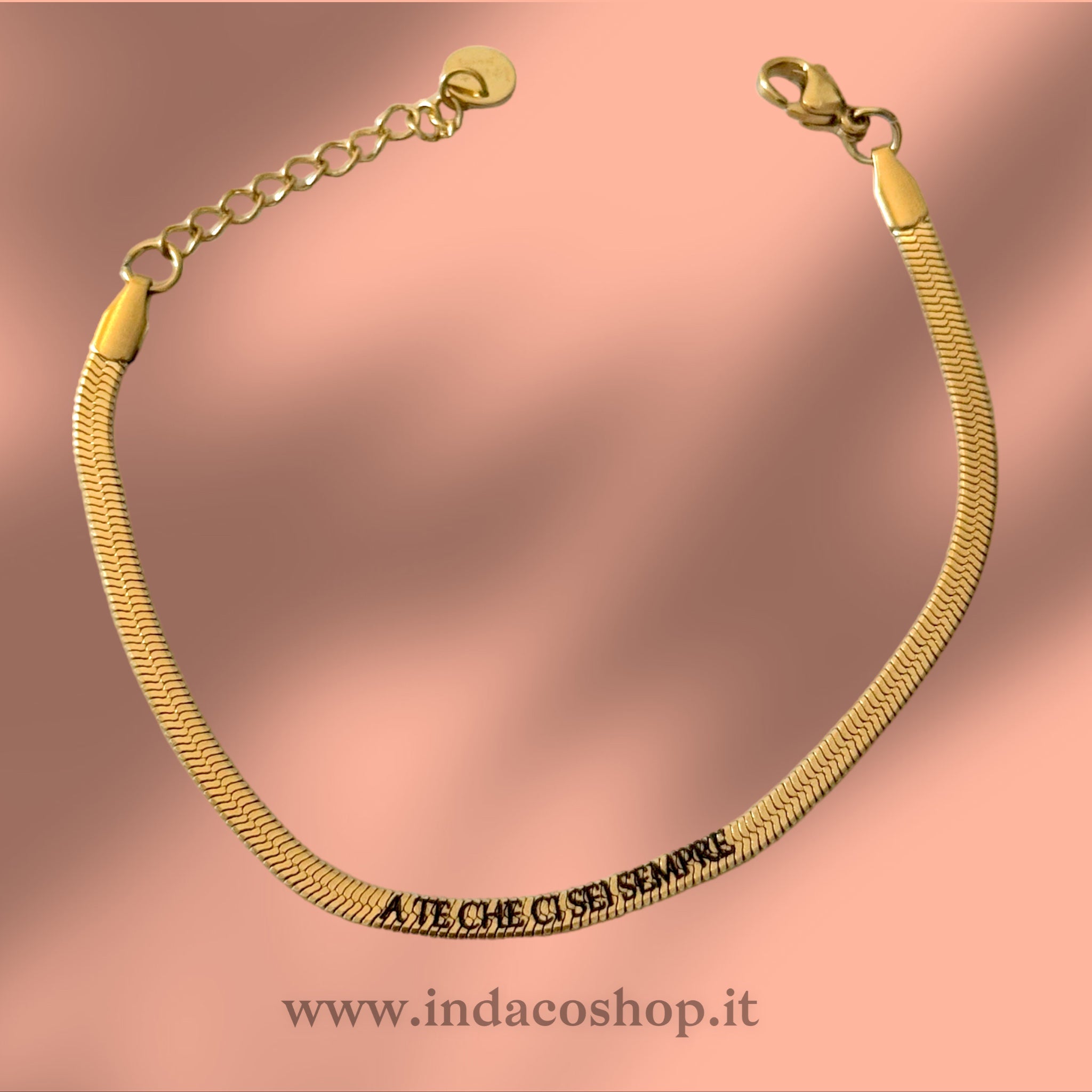 Bracciale snake unisex personalizzabile