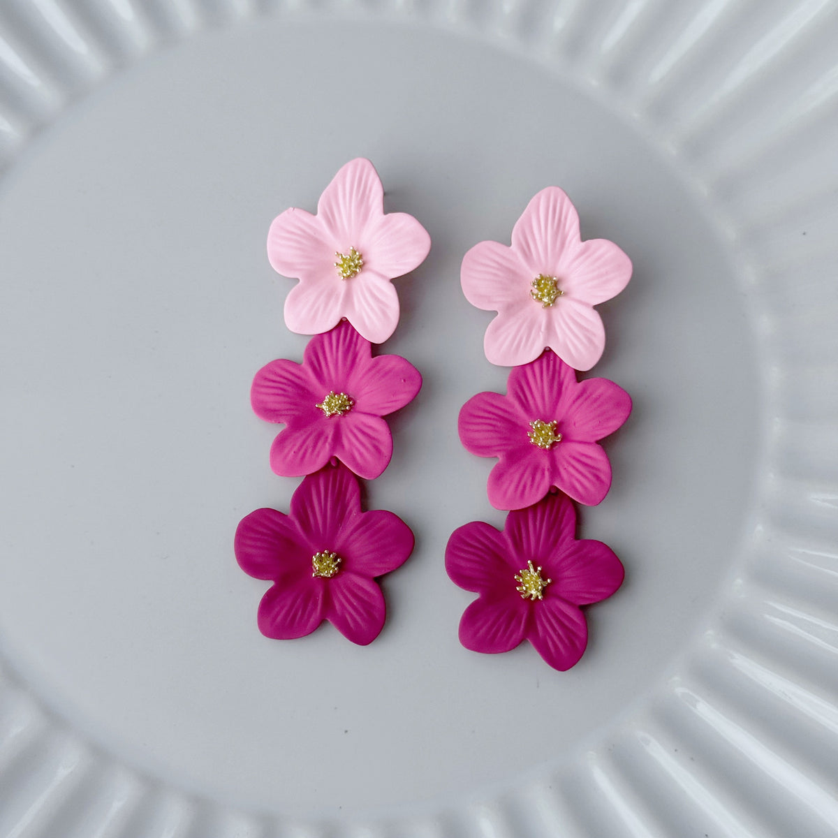 Orecchini fiori pendenti